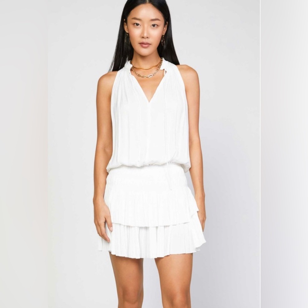 Sleeveless Pleated Mini Dress - New!